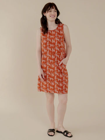 Tiered Jersey Dress